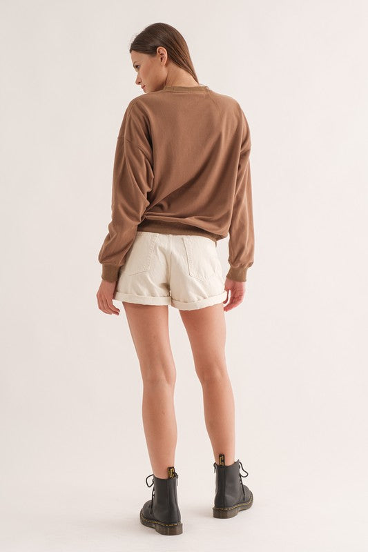 Solid Lounge Pullover Top
