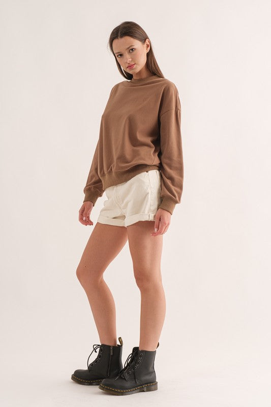 Solid Lounge Pullover Top