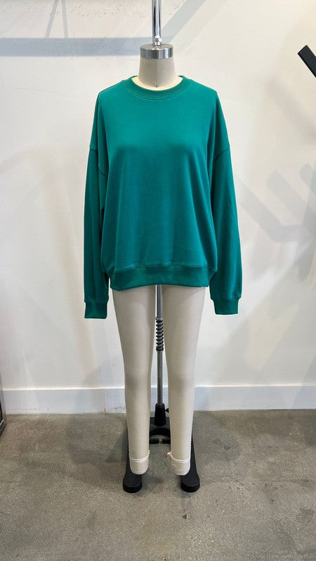 Solid Lounge Pullover Top