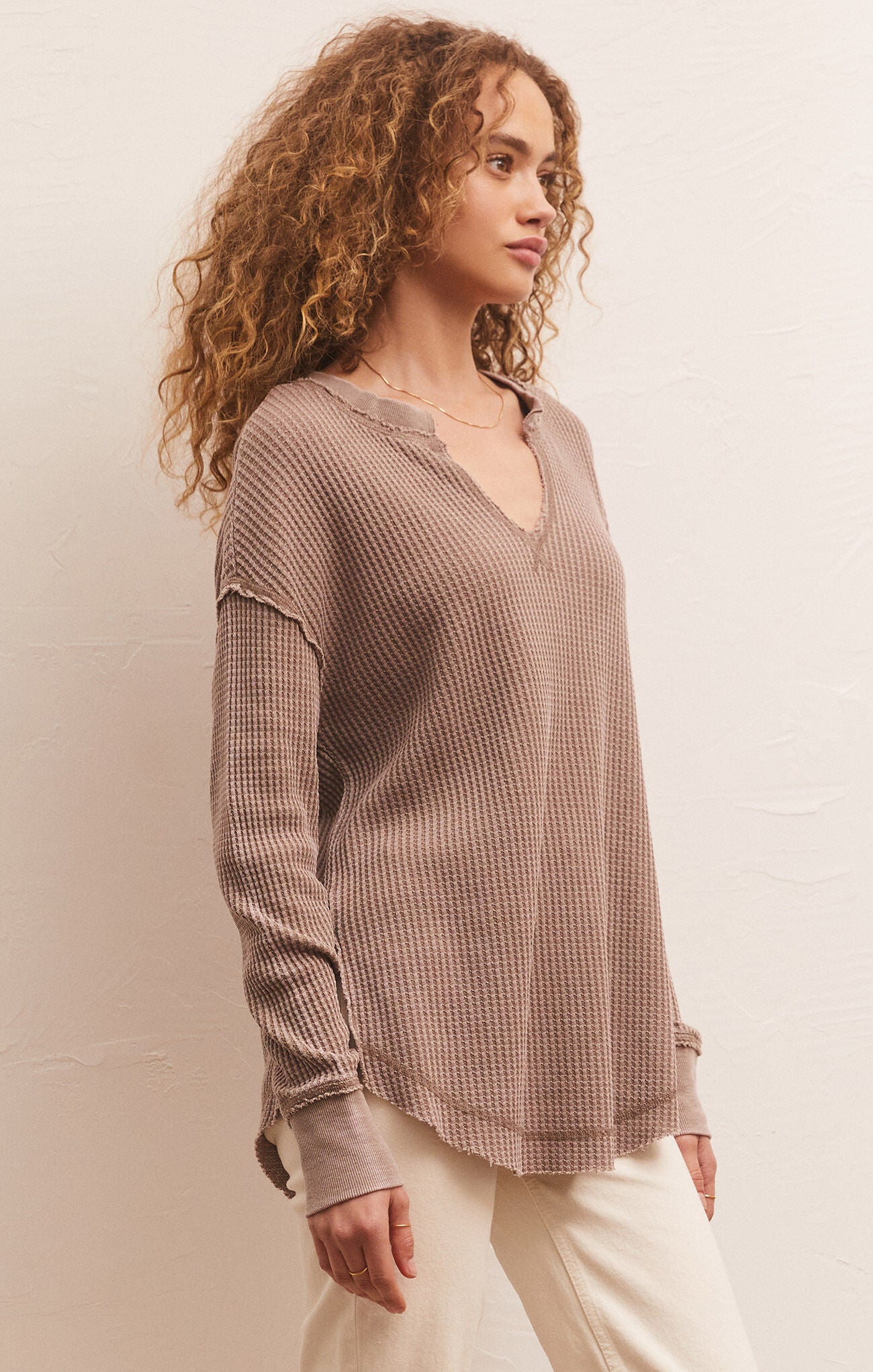 Driftwood Thermal Long Sleeve Top
