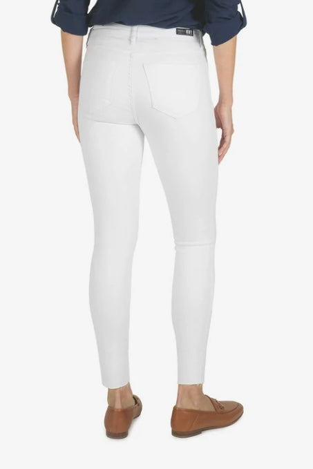 Connie High Rise Ankle Skinny W/ Raw Hem