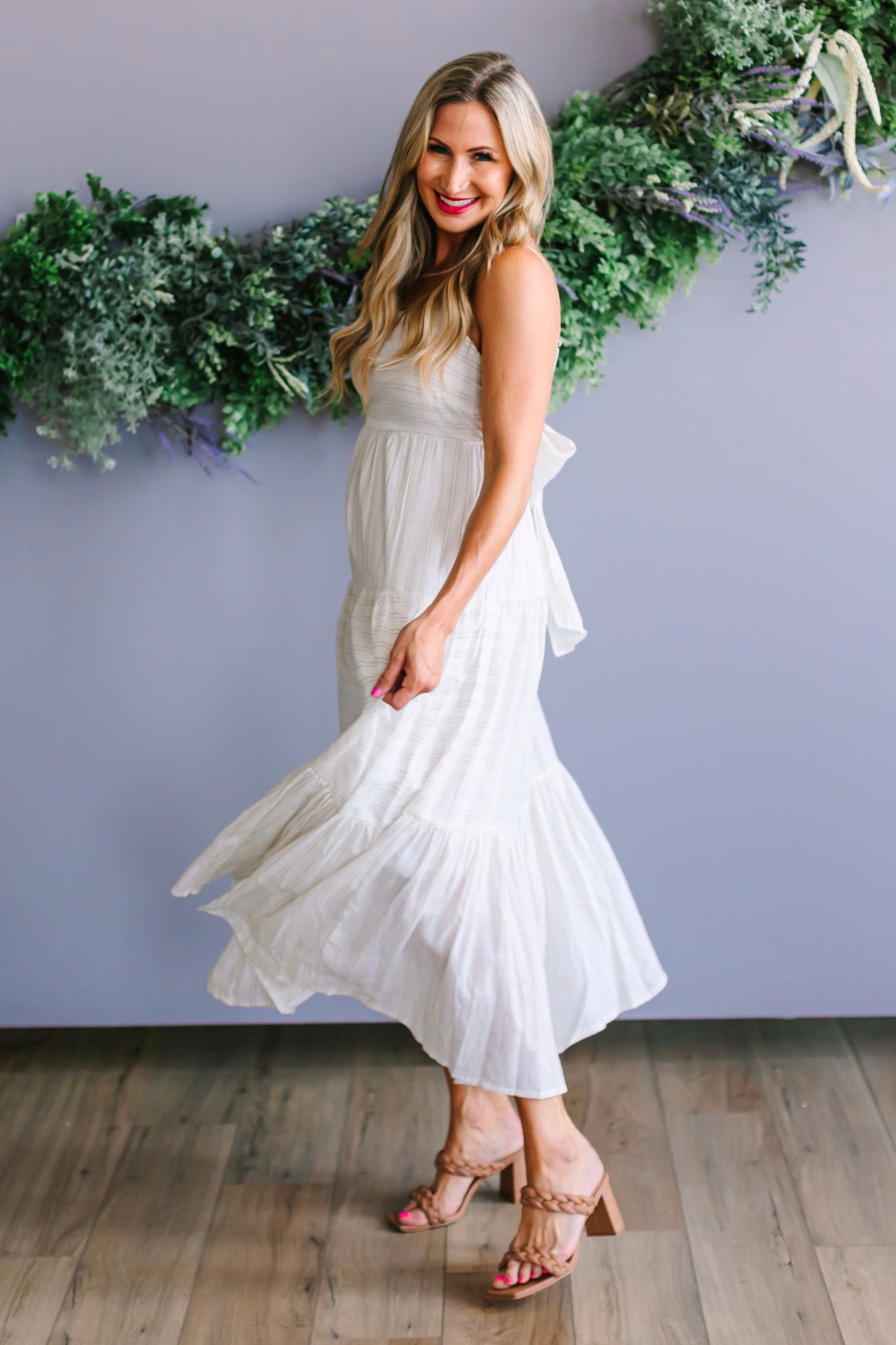 Back Tie Maxi Dress