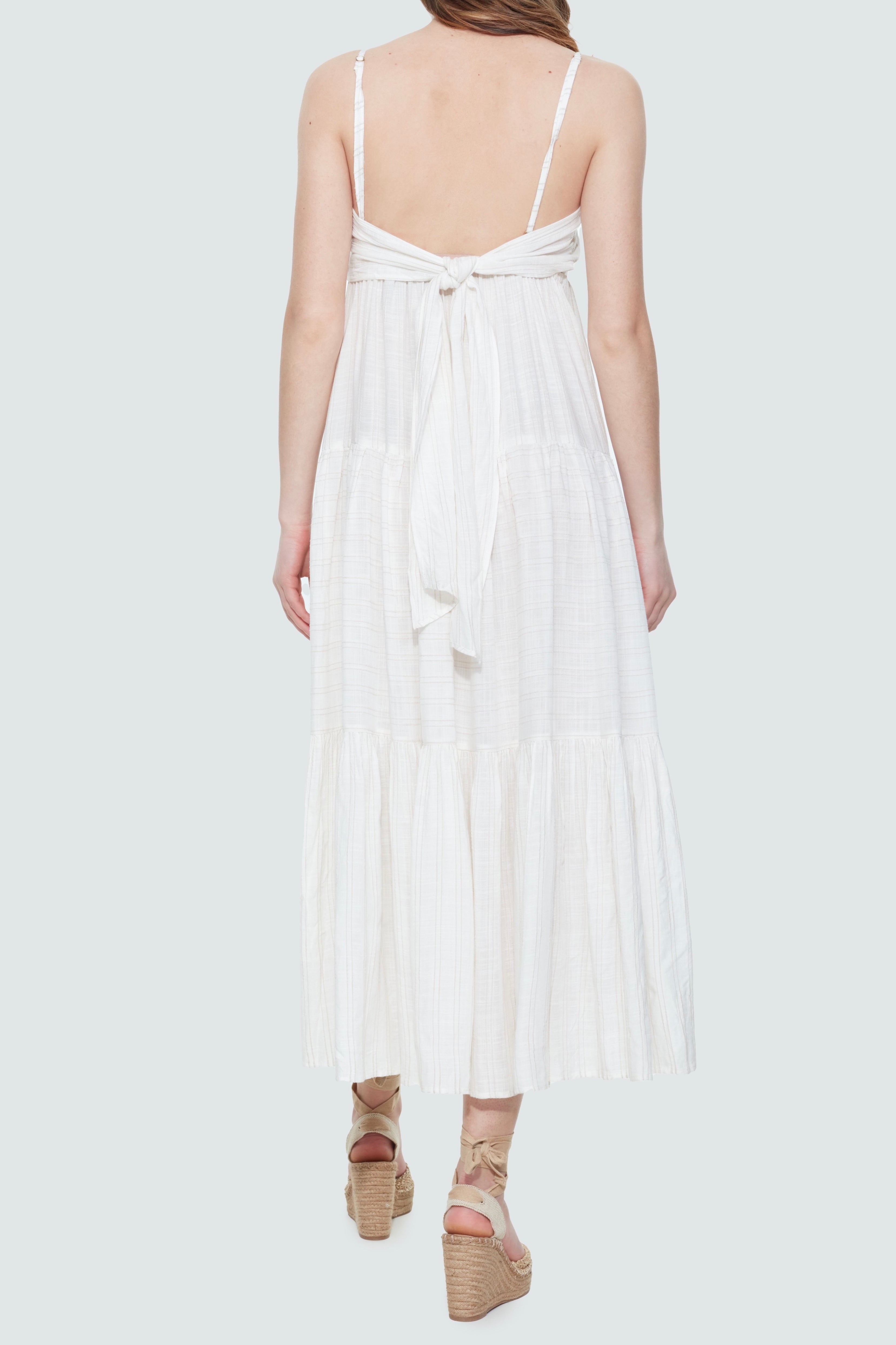 Back Tie Maxi Dress