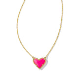Ari Heart Short Pendant Necklace