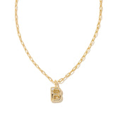 Crystal Letter Pendant Necklace
