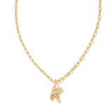 Crystal Letter Pendant Necklace