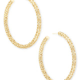Maggie 2.5" Hoop Earrings