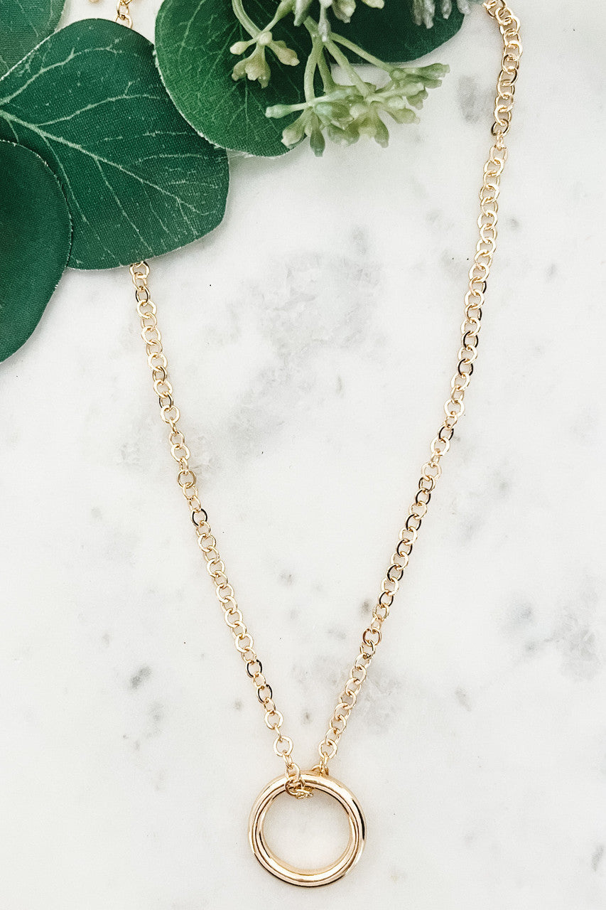 Ring Pendant necklace