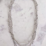 Textured Clip-Link Chain Necklace