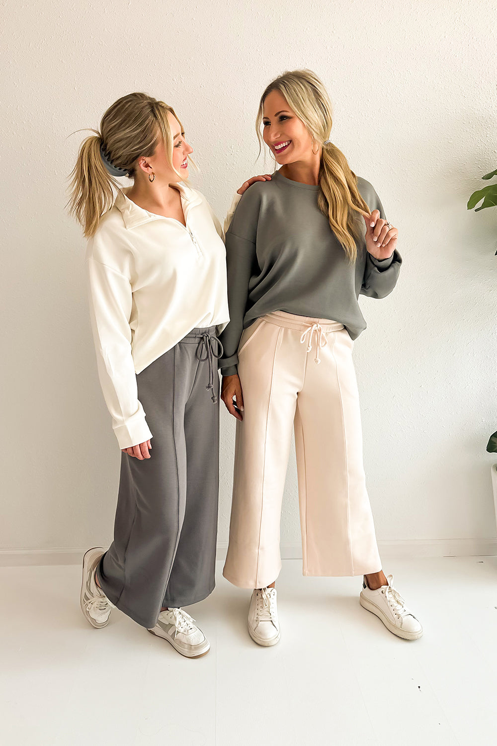 Straight Leg Drawstring Sweatpants