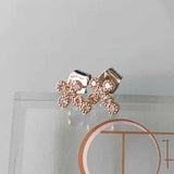 Antique Hand Set Cross Studs