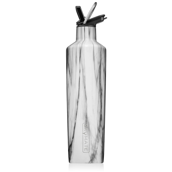 25oz Rehydration Bottle - White Marble