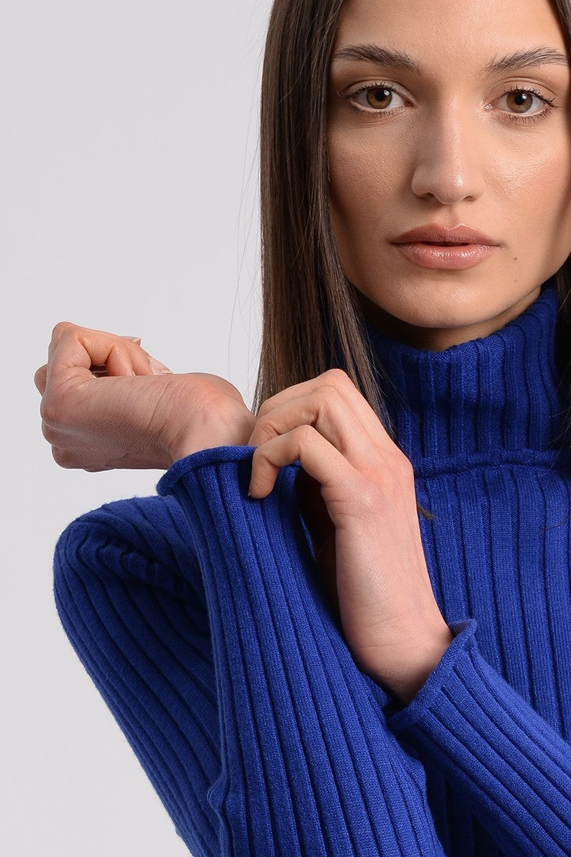 Ribbed Turtleneck Long Sleeve