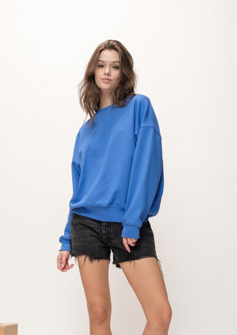 Solid Lounge Pullover Top