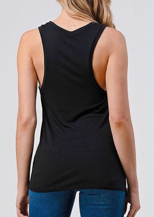 Modal Solid Sleeveless Tank