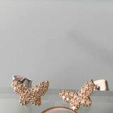 Papillion Stud Earrings - Gold