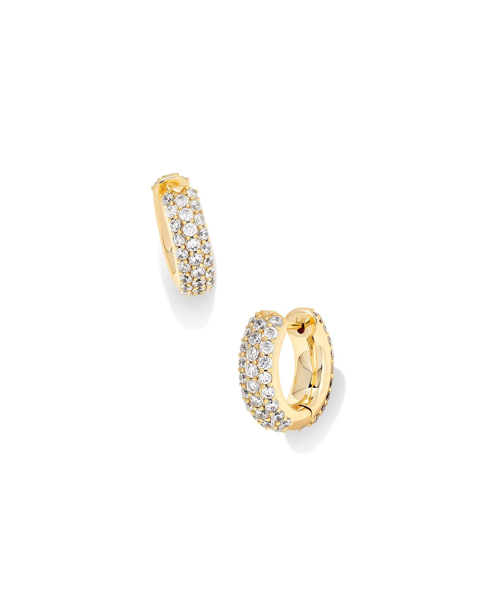 Mikki Pave Huggie Earring