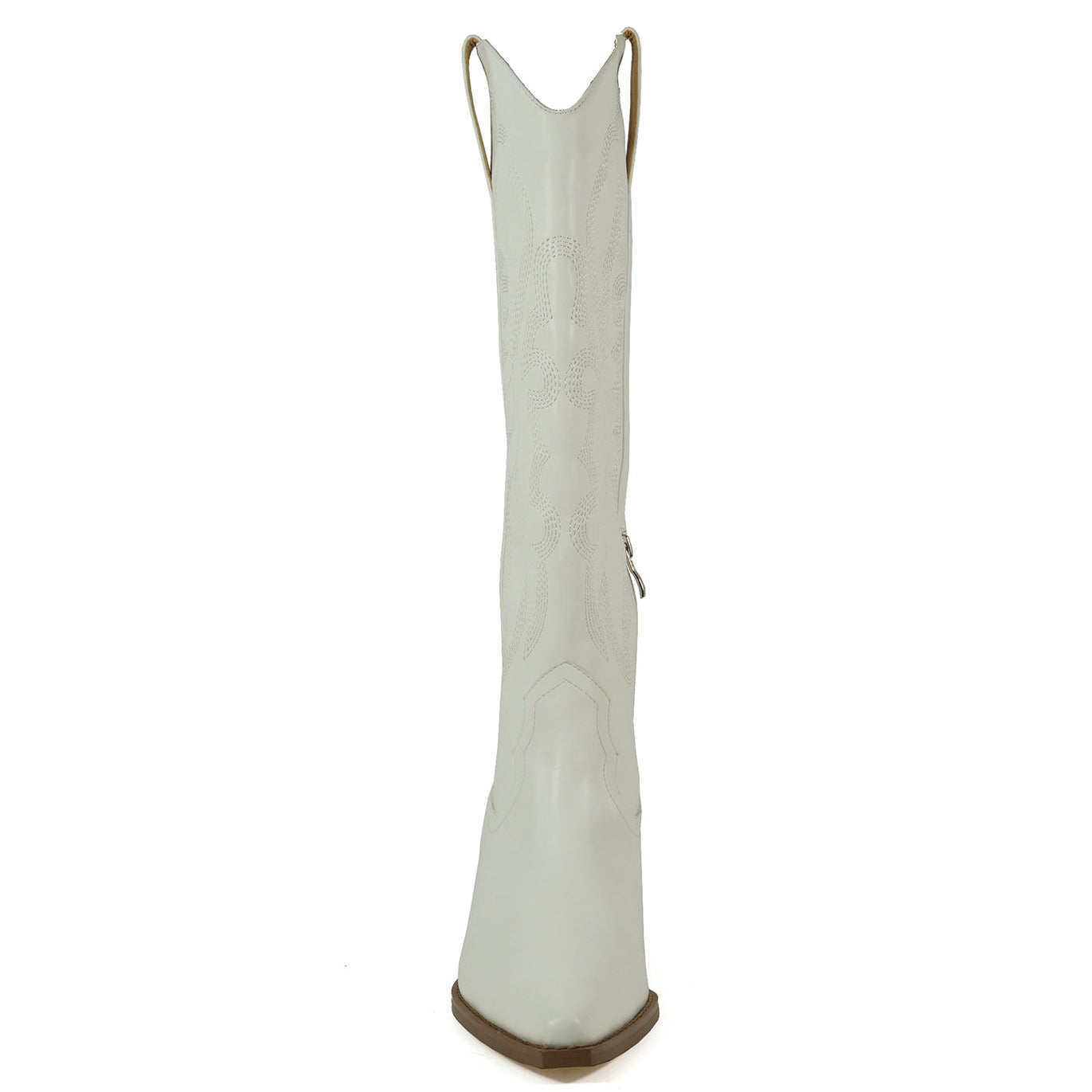 Brandy Embossed Cowboy Boots
