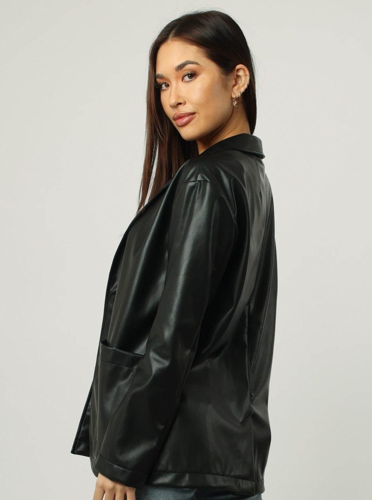 Petra Relaxed Patched Pocket Blazer