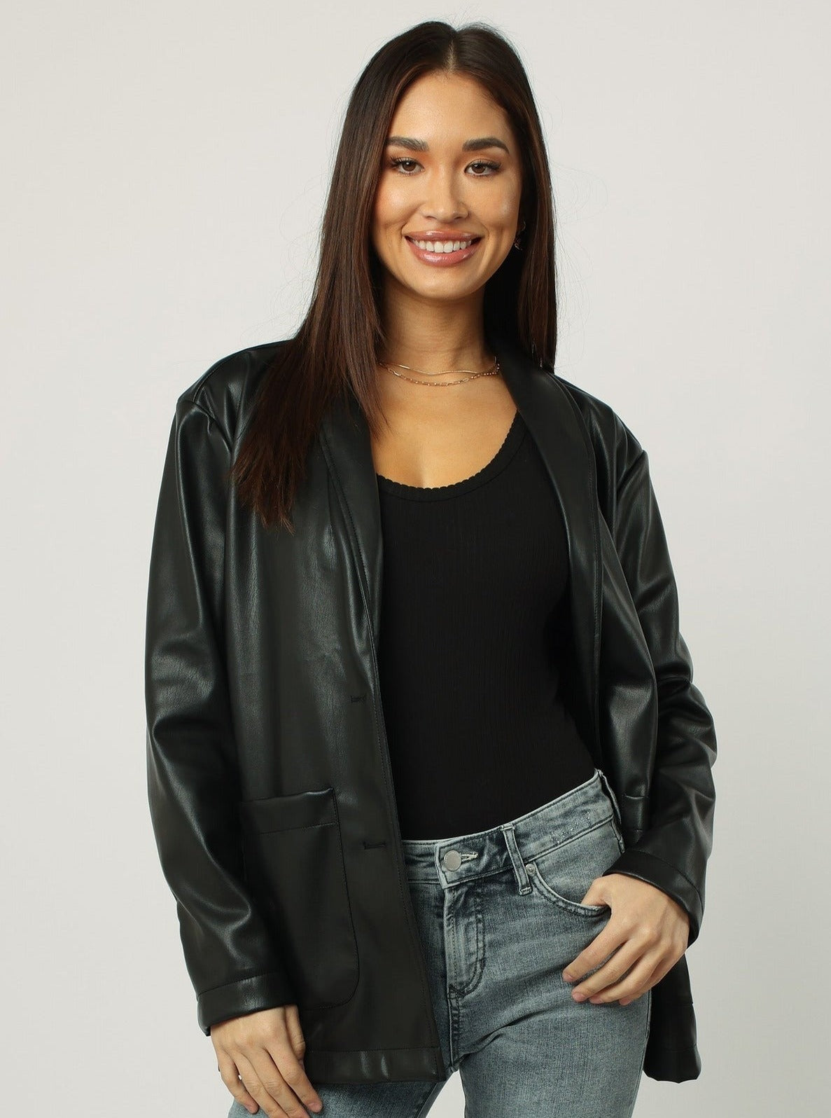 Petra Relaxed Patched Pocket Blazer
