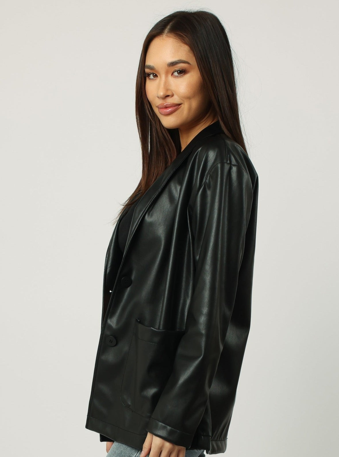 Petra Relaxed Patched Pocket Blazer