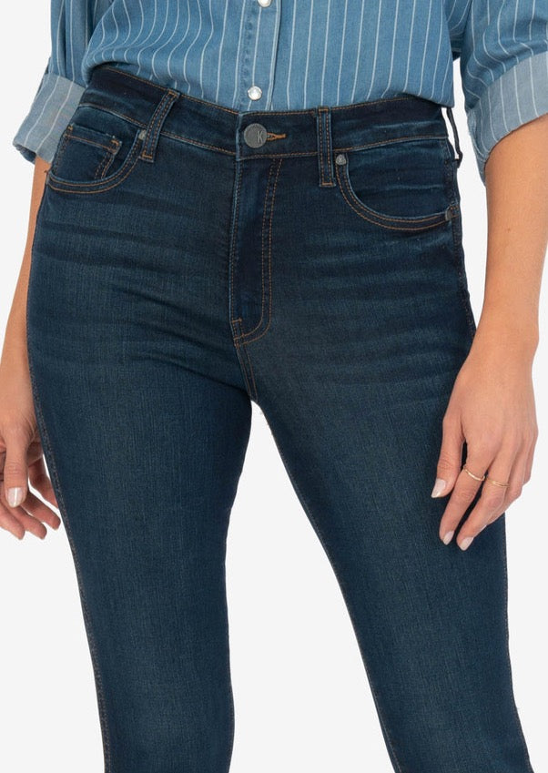 Connie High Rise Fab Ab Raw Hem
