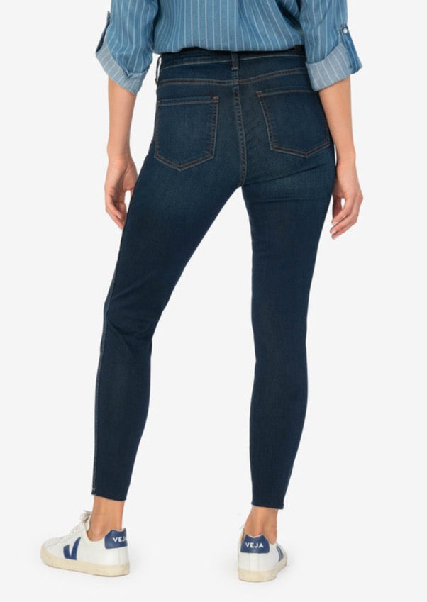 Connie High Rise Fab Ab Raw Hem