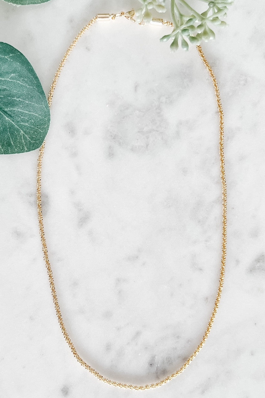 Textured Chain Necklace