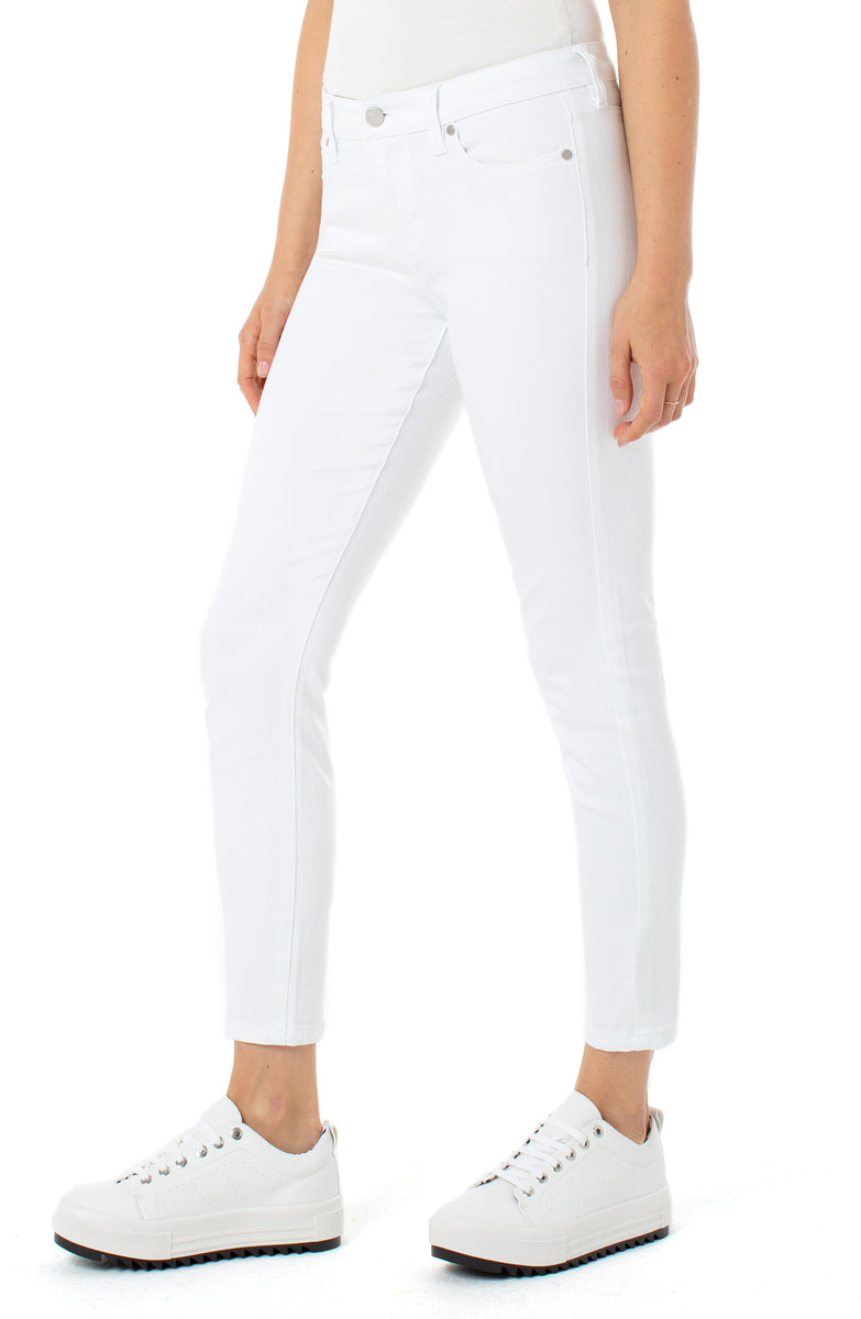 Abby Ankle Skinny 28" Ins - Bright White 7