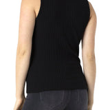 Mock Neck Sleeveless Tee