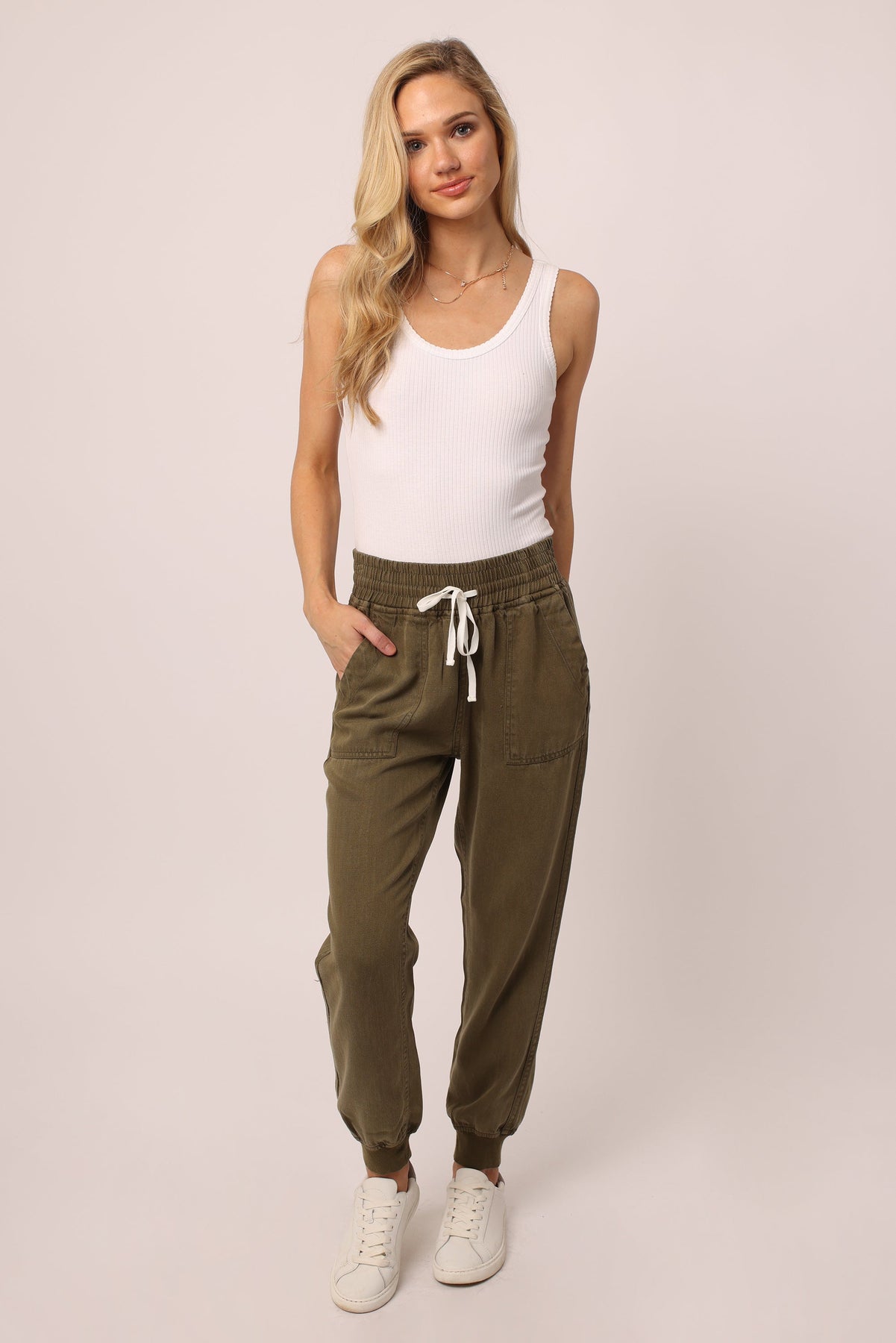 Jacey High Rise Drawstring Jogger