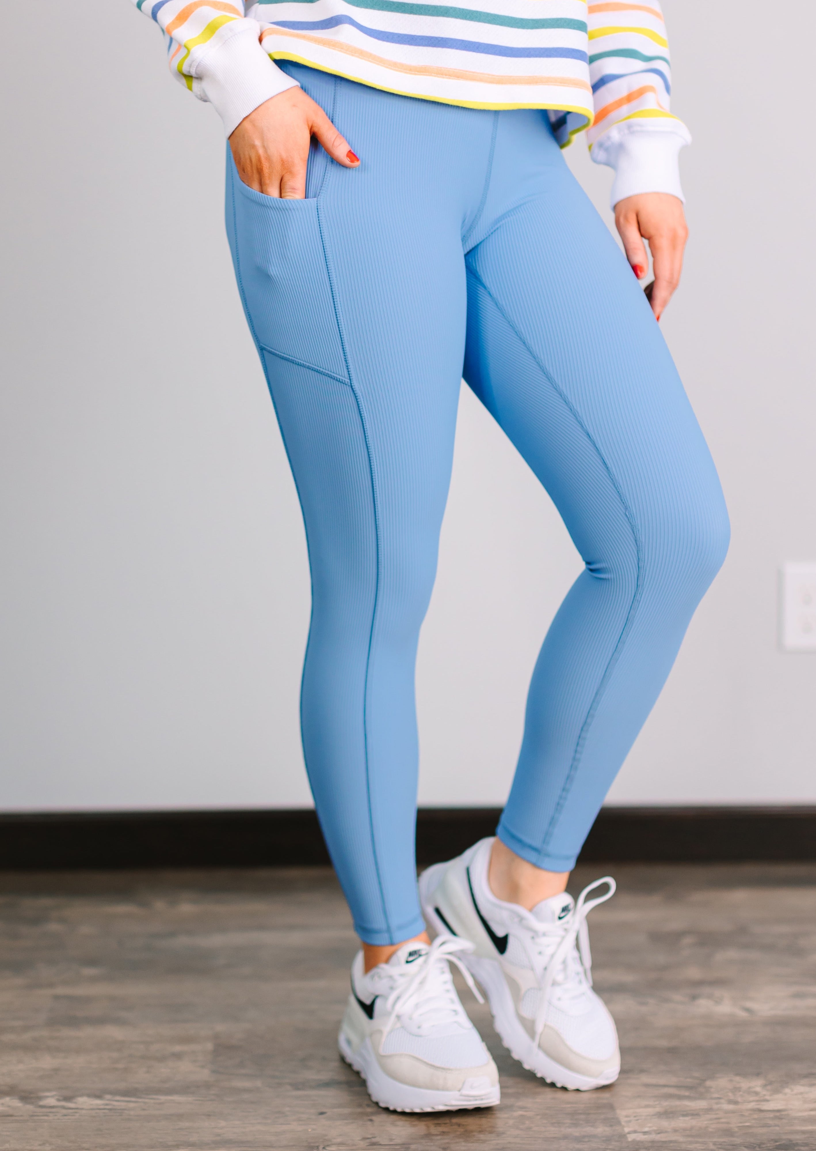 Ribbed Long Length Legging