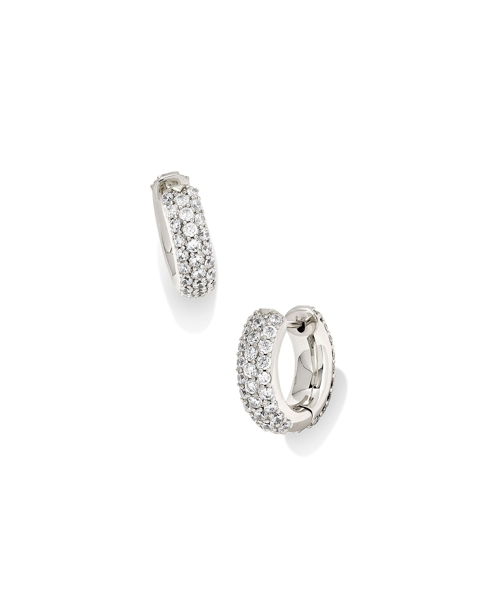 Mikki Pave Huggie Earring