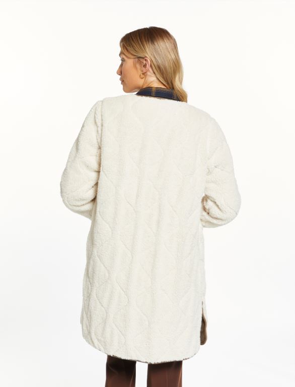 Anchorage Coat - Burnt Olive Ivory