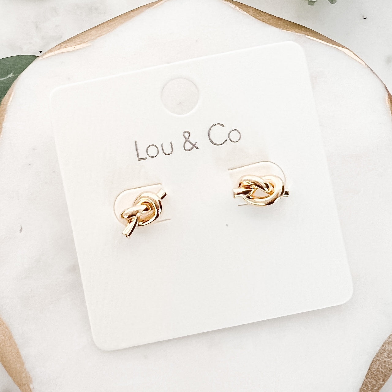 Knot Stud Earrings