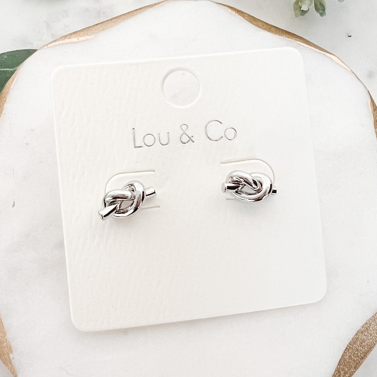 Knot Stud Earrings