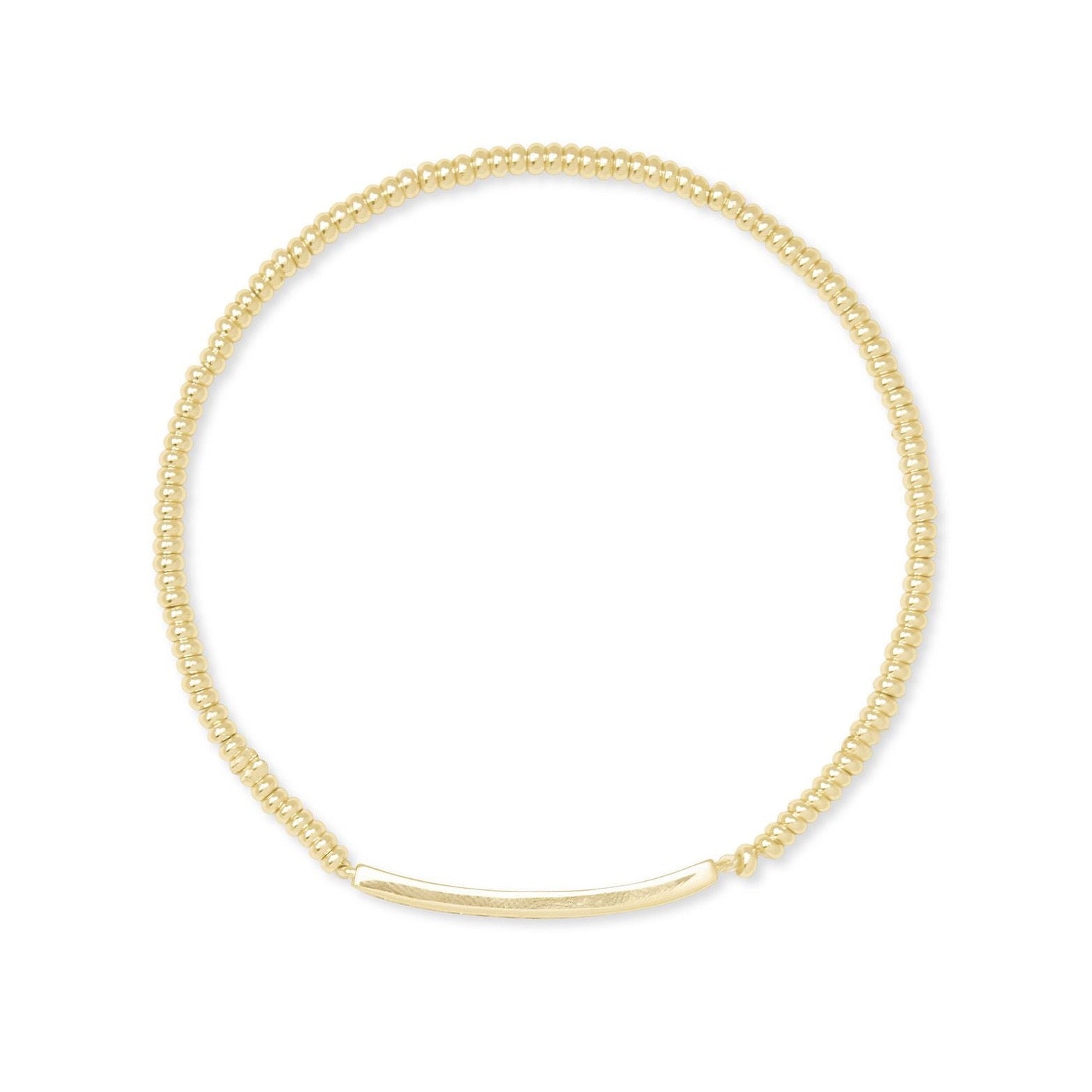 Addison Stretch Bracelet - Gold Metal 