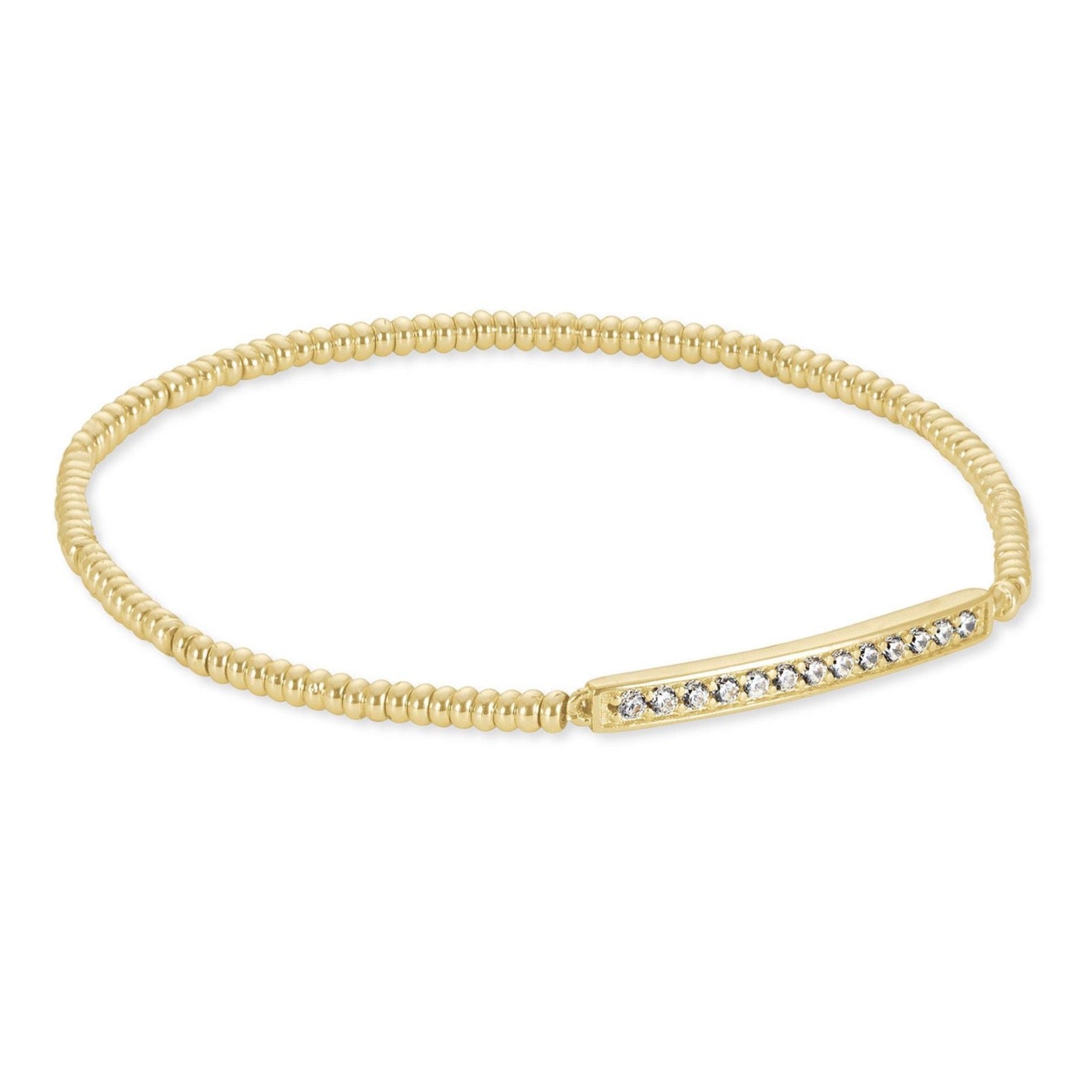 Addison Stretch Bracelet - Gold Metal