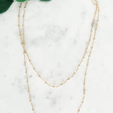 36" Ball Chain Dainty Necklace