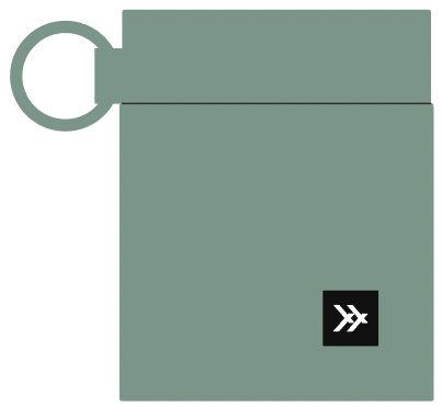 Elastic Card Holder - Aloe