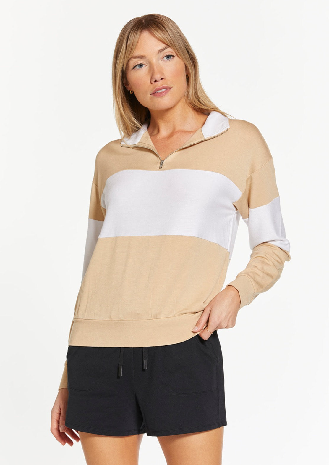 Bexley Top - Sand Stripe