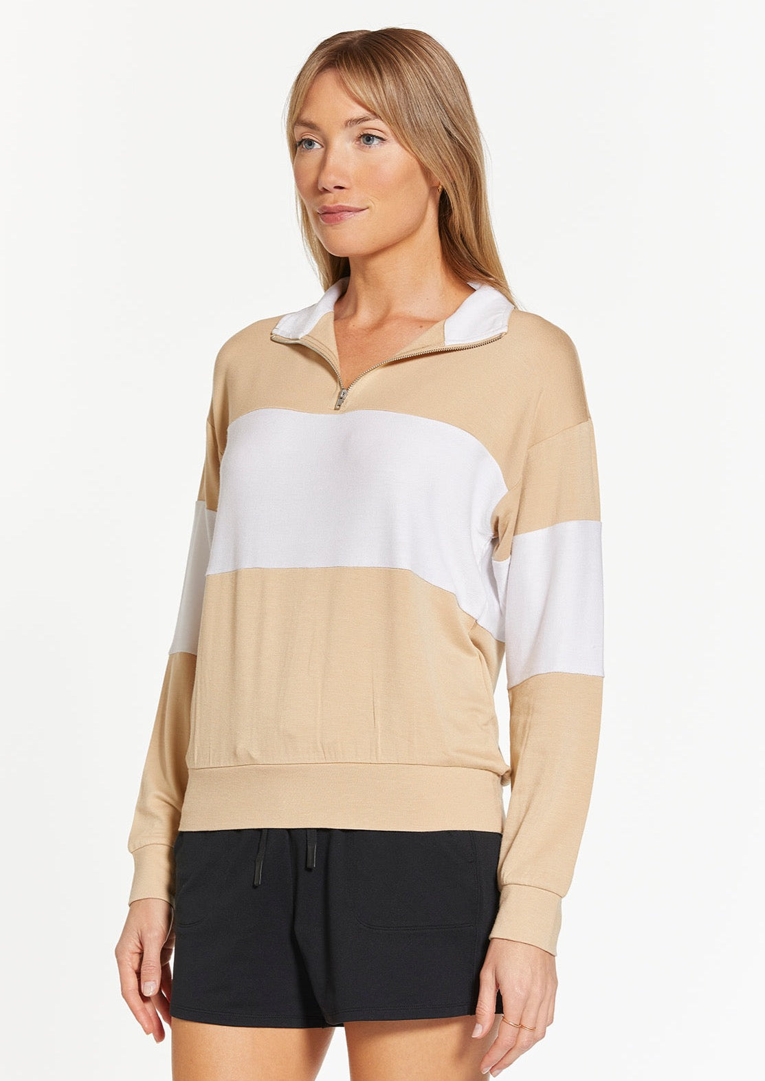 Bexley Top - Sand Stripe