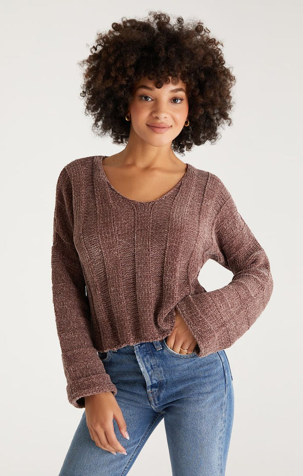Amata V-Neck Sweater - Ash