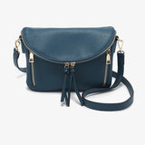 Aubree Flapover Multi-Compartment Crossbody Bag