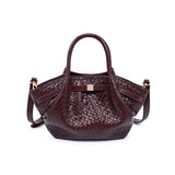 Selena Embossed Woven Crossbody