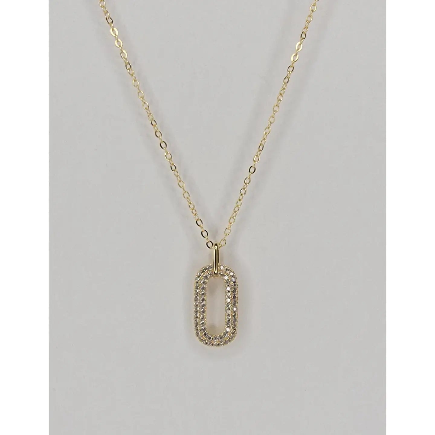 Oval Pendant Necklace