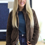 Fleece Zip Through Cardigan