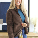 Fleece Zip Through Cardigan