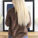 Fleece Zip Through Cardigan