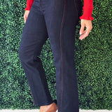 Kennedy Straight W/ Side Stitch Detail 30" Inseam